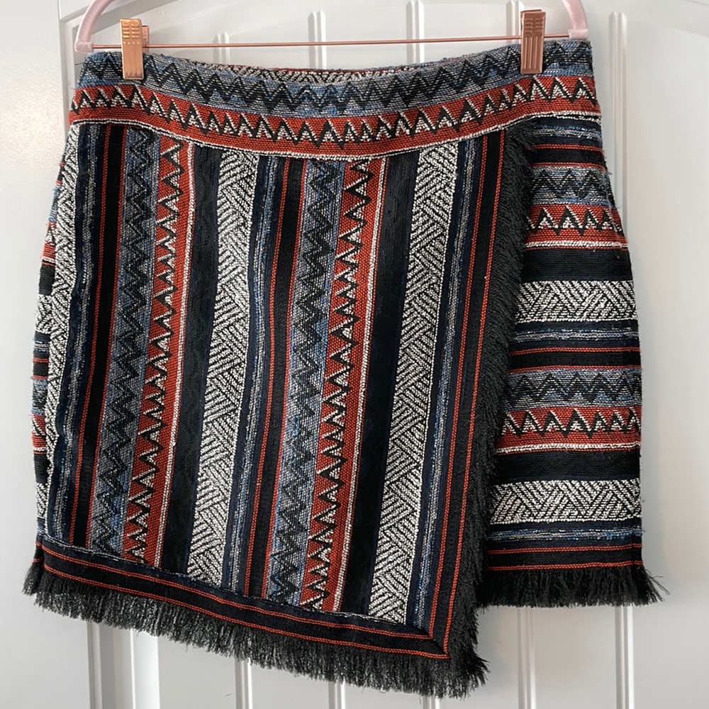 Chelsea & Violet Faux Wrap Skirt, Size L